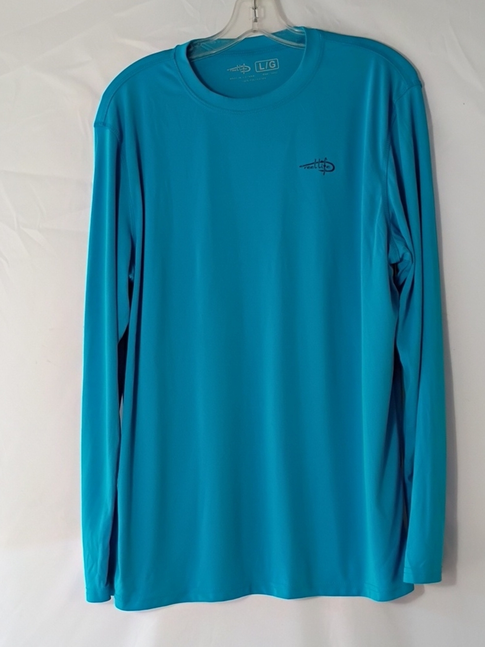 EUC Reel Life Men's Long Sleeve Rash Guard JAX Beach UV Protection Mens Sz Large